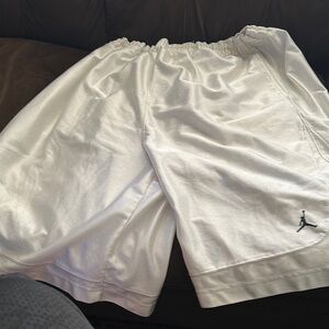 Jordan White Athletic Shorts